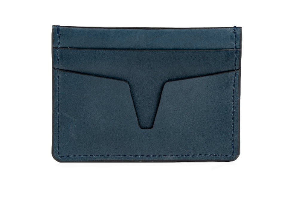 Heritage Cardholder Horizontal Blue