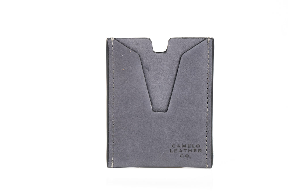 Heritage Cardholder Vertical Grey