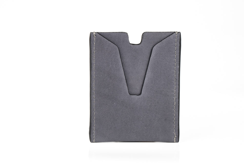 Heritage Cardholder Vertical Grey