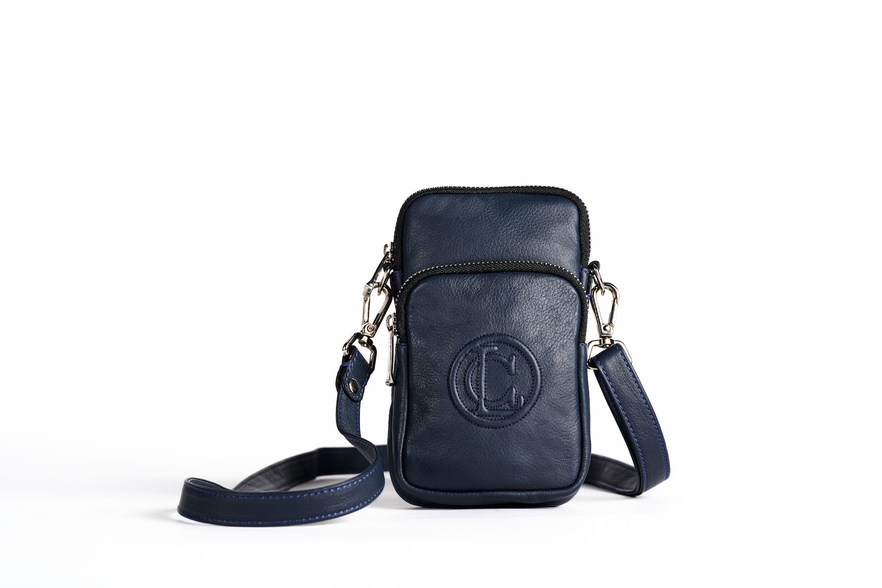 Freedom Crossbody Vertical Dark Blue