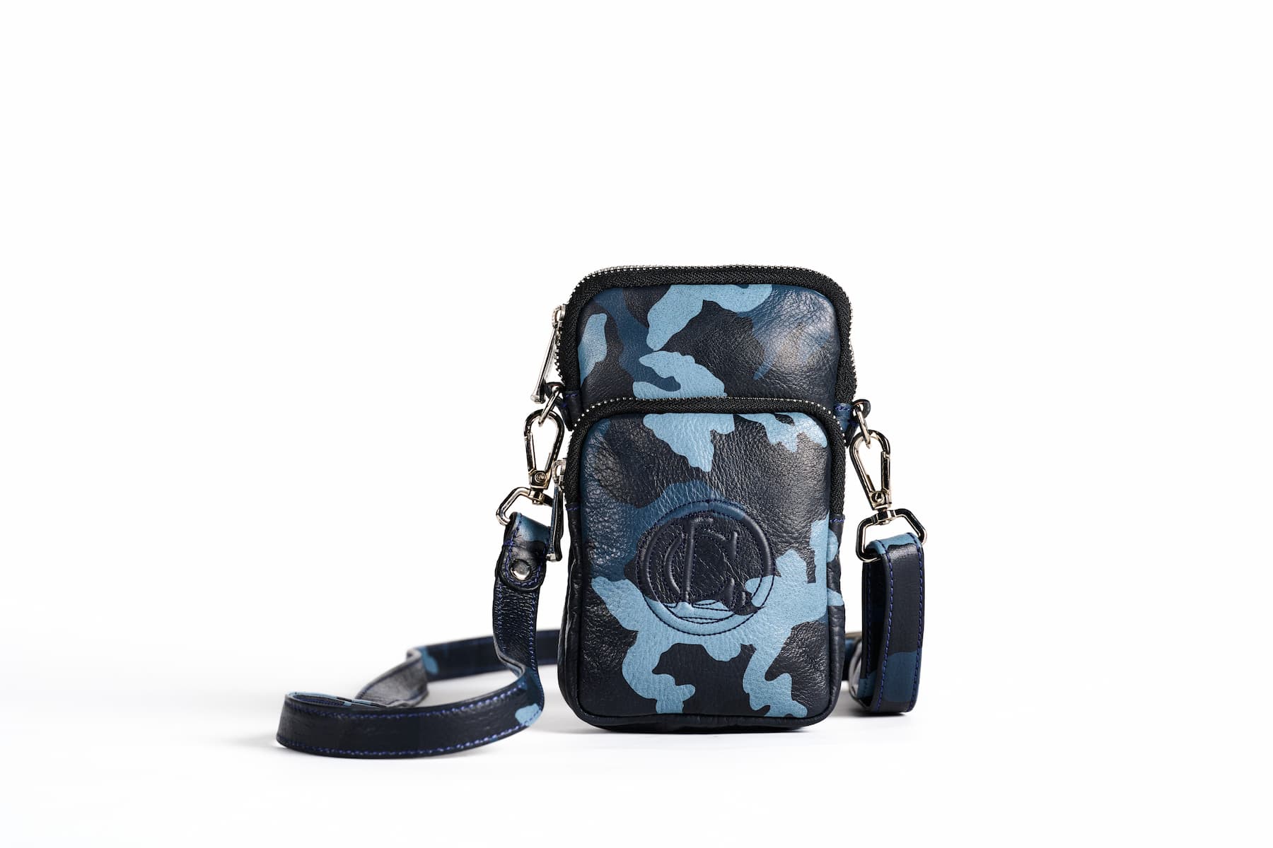 Freedom Crossbody Vertical Camouflage Blue Camo